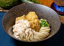 とり天タルタルうどん