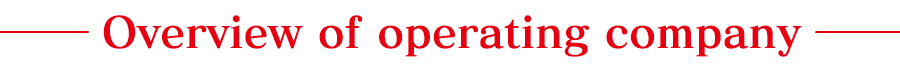 Overview of operating company